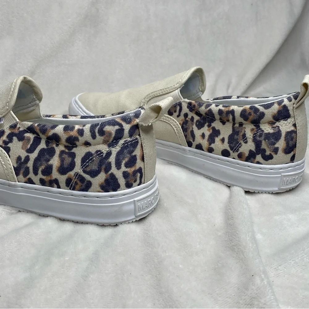 Marc Fisher Leopard Canvas Loafer